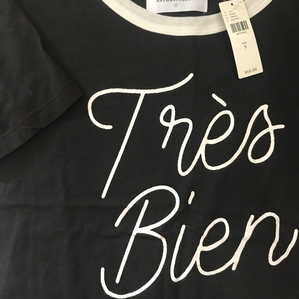 Anthropology t-shirt.